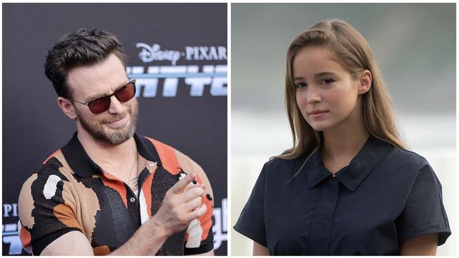 Chris Evans disebut sudah lama yakin menikah dengan Alba Baptista karena jatuh cinta pandangan pertama dengan aktris Portugal itu.