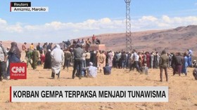 VIDEO: Duka Gempa Maroko, Para Korban Terpaksa Menjadi Tunawisma
