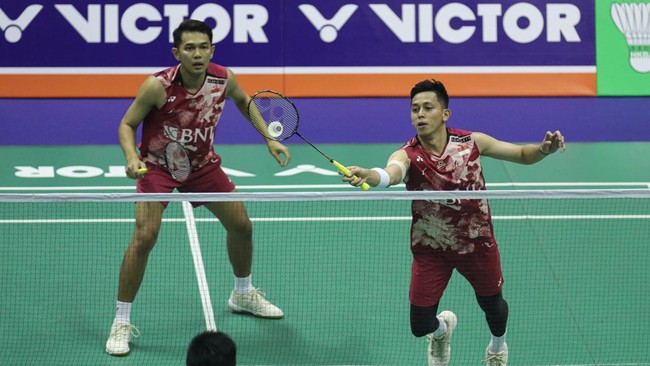 Fajar Alfian/Muhammad Rian Ardianto mengaku masih banyak membuat kesalahan di babak pertama Hong Kong Open 2023.