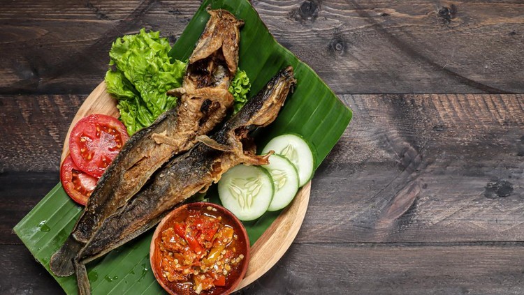 Ilustrasi lele goreng Ilustrasi lele goreng