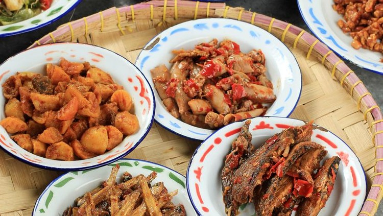 Ilustrasi makanan warteg Ilustrasi makanan warteg