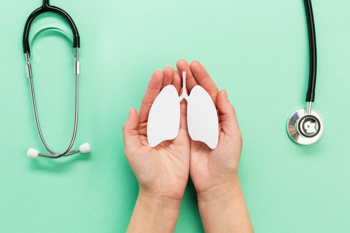 Ilustrasi paru-paru/foto:freepik