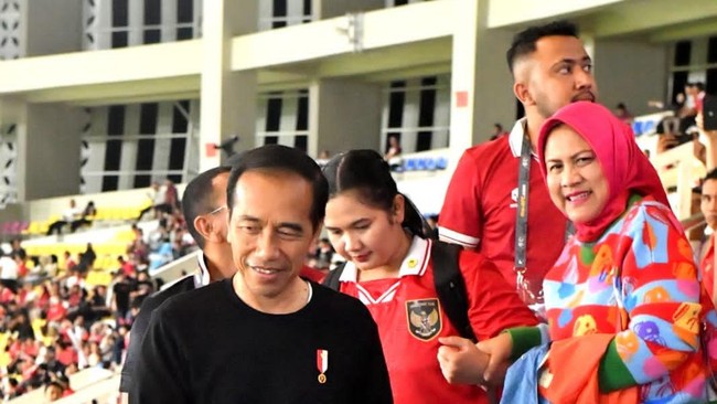 Presiden RI Joko Widodo turut bangga dengan keberhasilan Timnas Indonesia U-23 melangkah ke Piala Asia U-23 2024.