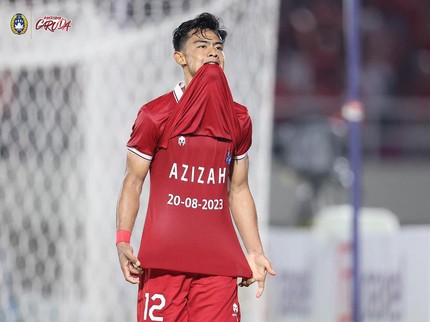 So Sweet, Ini Cara Pratama Arhan Selebrasi Gol untuk Sang Istri Azizah Salsha