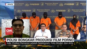 VIDEO: Polisi Bongkar Produksi Film Porno