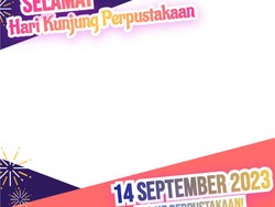 25 Link Twibbon Hari Kunjung Perpustakaan 14 September 2023