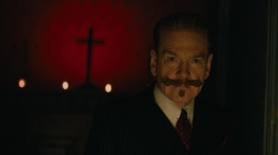 A HAUNTING IN VENICE Kenneth Branagh as Hercule Poirot in 20th Century Studios' A HAUNTING IN VENICE. Photo courtesy of 20th Century Studios. © 2023 20th Century Studios. All Rights Reserved.