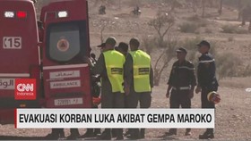 VIDEO: Evakuasi Korban Luka Akibat Gempa Maroko