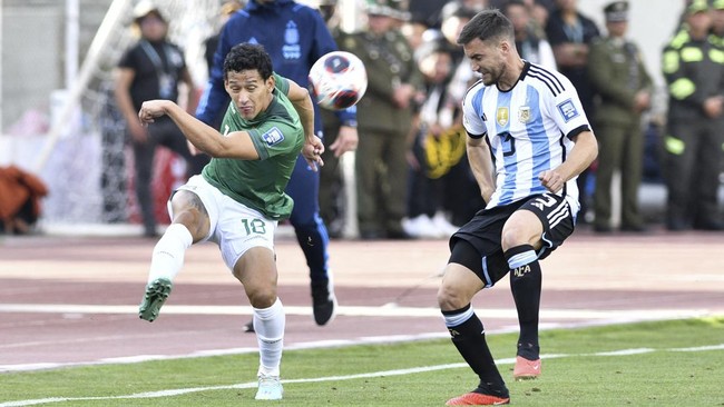Timnas Argentina yang bermain tanpa Lionel Messi mengalahkan Bolivia pada laga kualifikasi Piala Dunia 2026 zona Amerika Selatan.