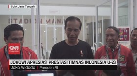 VIDEO: Jokowi Apresiasi Prestasi Timnas Indonesia U-23