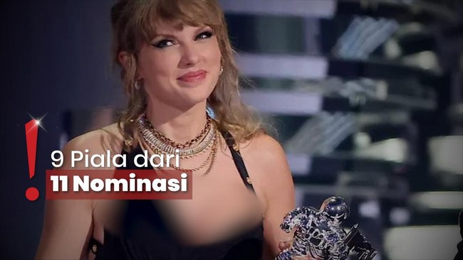 Daftar Pemenang MTV VMA 2023, Taylor Swift Borong Penghargaan