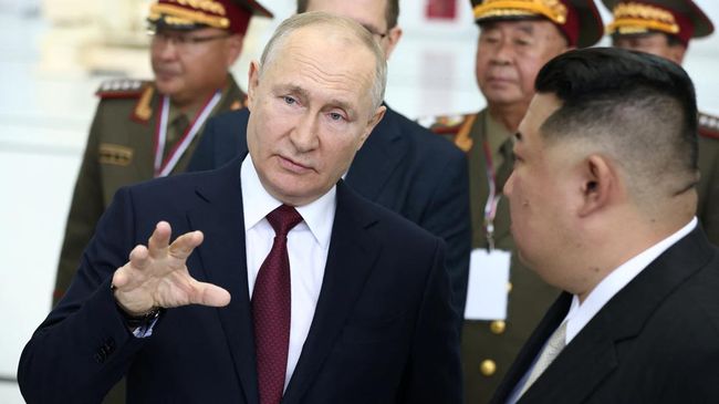 AS 'Nyinyir' Putin Ketemu Kim Jong Un, Begini Respons Rusia