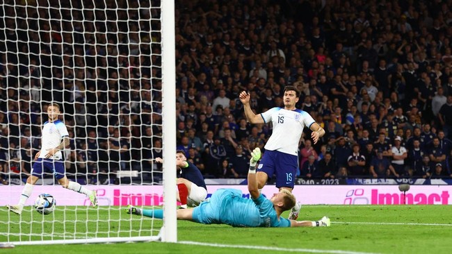Bek timnas Inggris Harry Maguire memberikan tanggapannya usai mendapat olok-olok dari fans Skotlandia setelah dia mencetak gol bunuh diri.