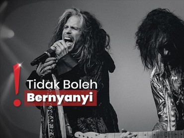 Aerosmith Tunda Konser Perpisahan, Steven Tyler Cedera saat Manggung