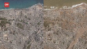VIDEO: Foto Satelit Libya Sebelum dan Sesudah Dihantam Badai Daniel