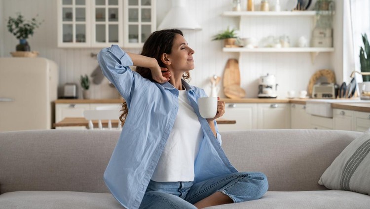 Ilustrasi slow living Ilustrasi slow living