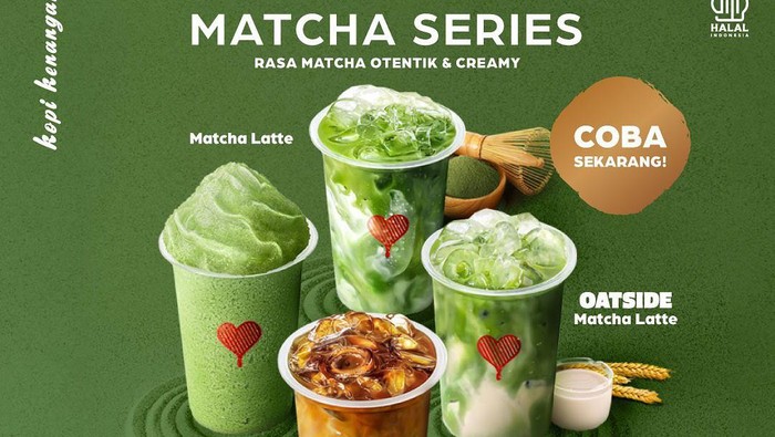 Bentuk Cinta untuk Pelanggan, Kopi Kenangan Hadirkan 5 Varian Matcha Series yang Otentik!