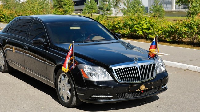 Kereta bernama Taeyangho yang ditumpangi Kim Jong Un ke Rusia juga membawa mobil kepresidenannya.