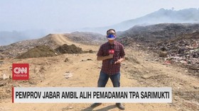 VIDEO: Pemprov Jabar Ambil Alih Pemadaman TPA Sarimukti