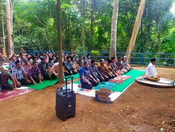 Karyawan Tirta Pandalungan Jember Sholat Istisqa agar Hujan Segera Turun