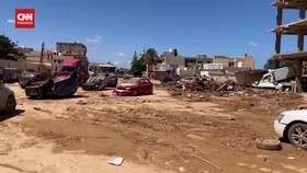VIDEO: Libya Bersih-bersih Puing usai Diterjang Banjir Dahsyat