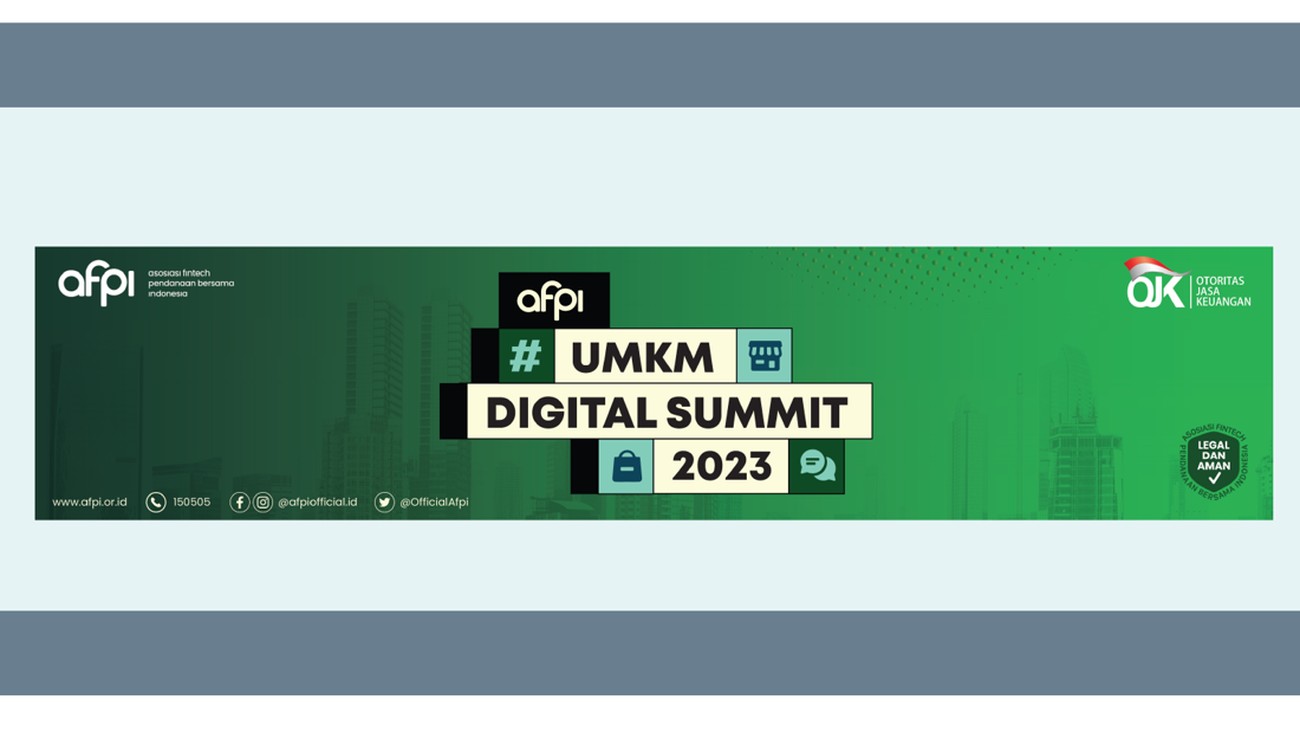 AFPI UMKM Digital Summit 2023: Ajang Kolaborasi Apik Antara UMKM dan Fintech