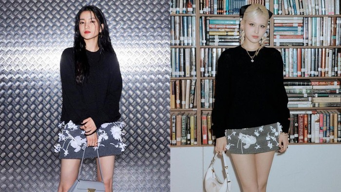Satu Outfit Beda Gaya: OOTD Rok Pendek ala Kim Tae Ri & Jeon Somi. Siapa Favoritmu?