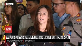 VIDEO: Hampir 7 Jam, Wulan Guritno Diperiksa Bareskrim Polri