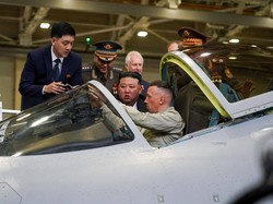 Kim Jong Un Tur ke Pabrik Jet Tempur Rusia yang Disanksi Barat
