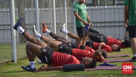 FOTO: Meramu Kekuatan Timnas U-24 Jelang Asian Games 2023