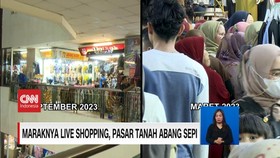 VIDEO: Maraknya Live Shopping, Pasar Tanah Abang Sepi