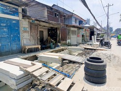 Warga Keluhkan Pembangunan Drainase di Medan Tak Kunjung Rampung
