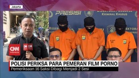 VIDEO: Polisi Periksa 16 Pemeran Film Porno, 5 Ditetapkan Tersangka