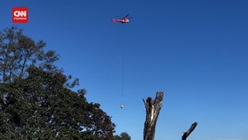 VIDEO: Heli Water Bombing Masih Dikerahkan Padamkan Kebakaran Bromo