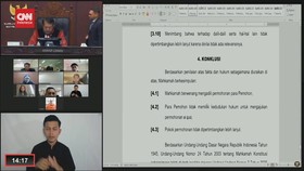 VIDEO: MK Tolak Gugatan Partai Buruh Soal Presidential Threshold