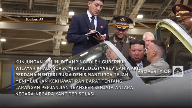 Momen Kim Jong Un Intip Su-57, Jet Tempur Tercanggih Rusia