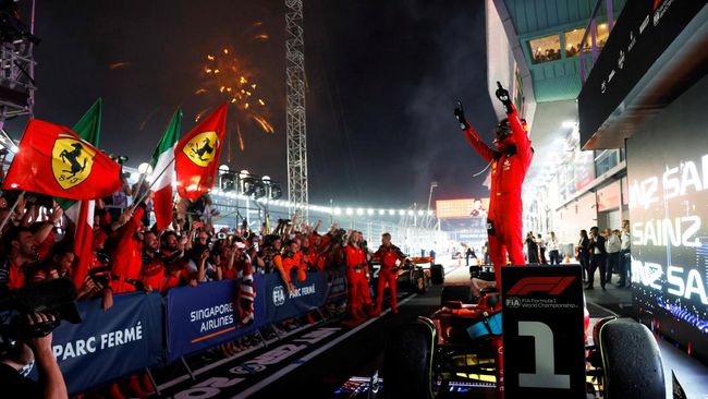 Sainz Juara, Ferrari Putus Dominasi Red Bull