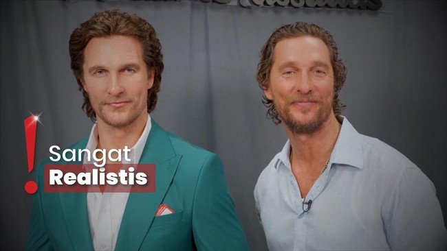 Madame Tussauds Pamerkan Patung Lilin Matthew McConaughey