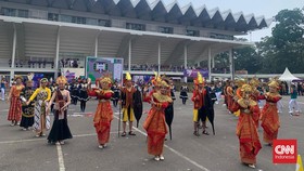 Menhub Budi Karya Sumadi Pimpin Koor Mars Perhubungan di Hub Fest 2023