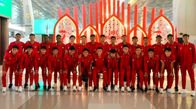 Timnas Indonesia U-17 telah bertolak dari Bandara Internasional Soekarno-Hatta, Tangerang untuk menuju Jerman, Minggu (17/9) sore.