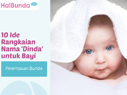 10 Ide Rangkaian Nama 'Dinda' untuk Bayi Perempuan Bunda