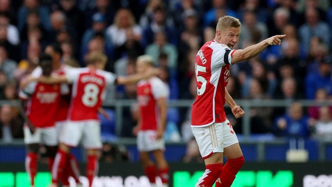 Arsenal berhasil mengalahkan Everton dalam laga Liga Inggris di Goodison Park, Minggu (17/9) waktu setempat.