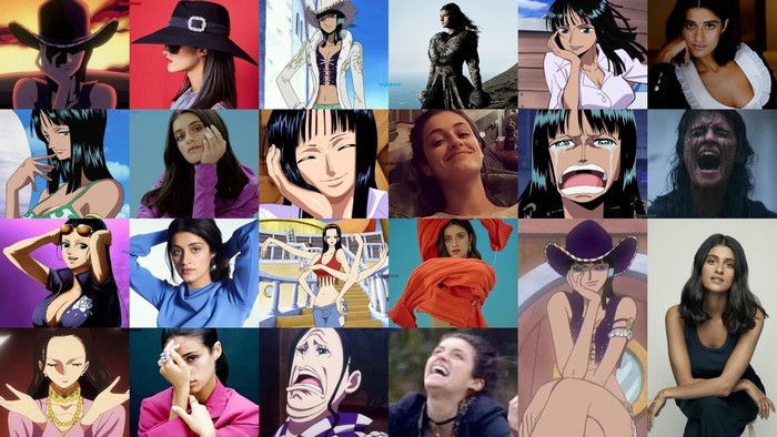Anya Chalotra sebagai fancast Nico Robin