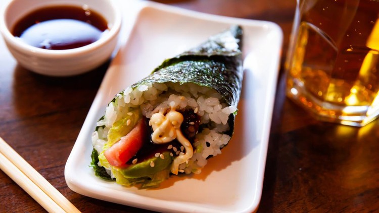 Hand roll sushi Hand roll sushi