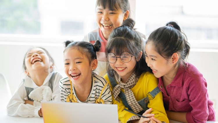 Ilustrasi Sekolah Hi-Tech Swedia