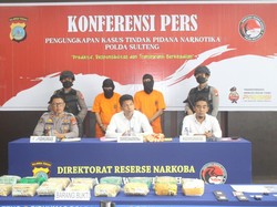 Polisi Gagalkan Penyelundupan 20 Kg Sabu di Palu, 2 Kurir Ditangkap