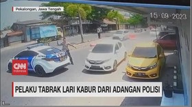 VIDEO: Pelaku Tabrak Lari Kabur Dari Adangan Polisi