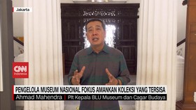 VIDEO: Pengelola Museum Nasional Fokus Amankan Koleksi yang Tersisa