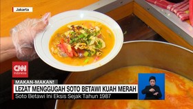 VIDEO: Soto Betawi Kuah Meriah dan Kedai Betawi Viral