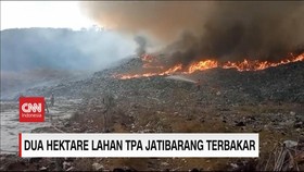 VIDEO: 2 Hektar Lahan TPA Jatibarang Terbakar
